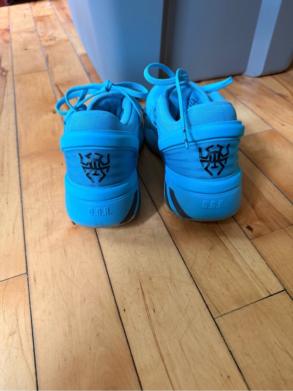 adidas crayola Light Teal Blue Athletic Sneakers - Picture 4 of 6